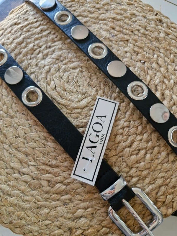 Producto - Cinto negro cuero 029