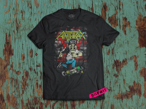 REMERA ANTHRAX SK8