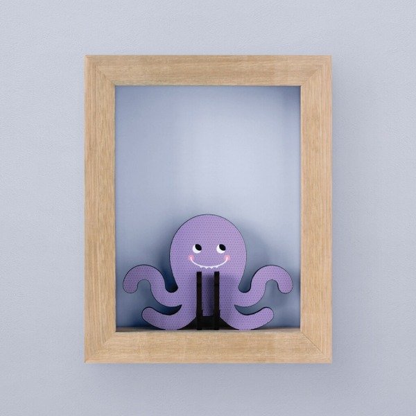 Producto - Cuadro Mar 20x16 Pulpo