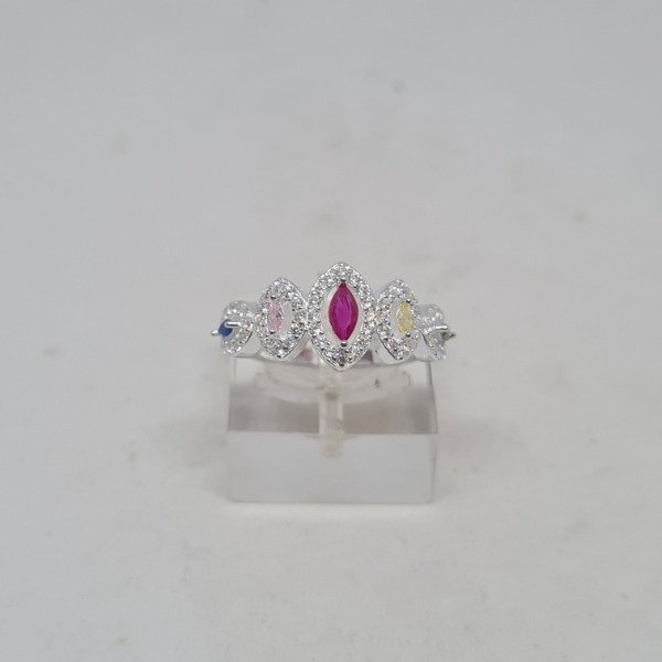 Producto - Anillo cristales colores y cubic
