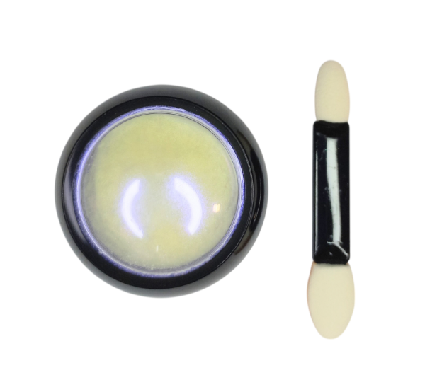 Producto - Polvo aurora blanco, tornasol lila