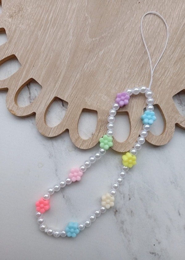 Producto - Strap para el celu florcitas