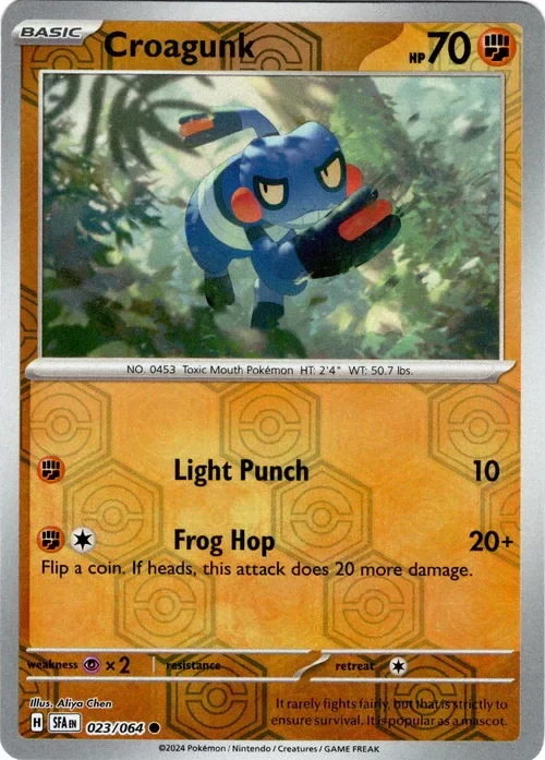 Producto - Croagunk - 023/064 - Shrouded Fable - Reverse Holo