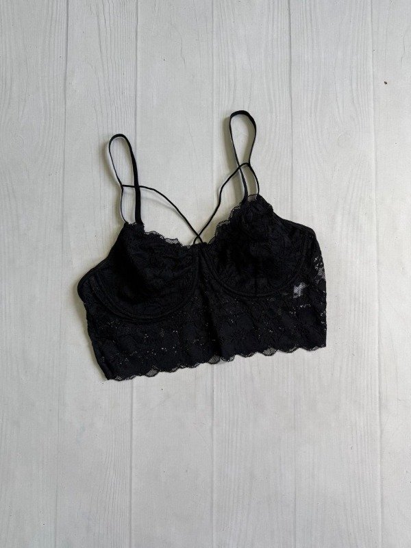 Producto - [5259] IMPORTADO Corset bralette encaje bretel regulable