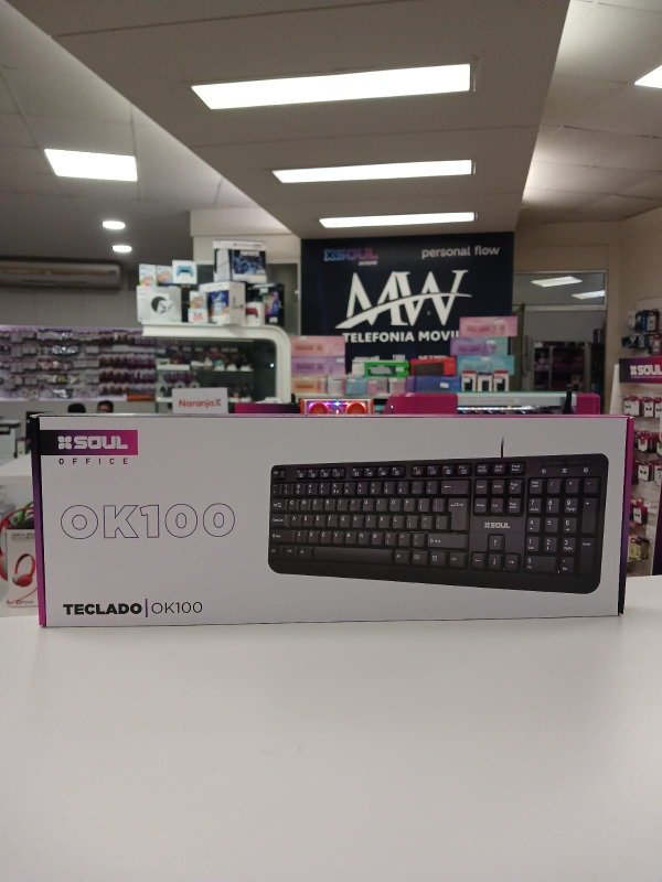 Producto - Teclado USB Office k100 Soul PER-OK100NE
