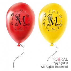 Producto - MARGARITA GLOBO 12 PULG PREMIUM X 6