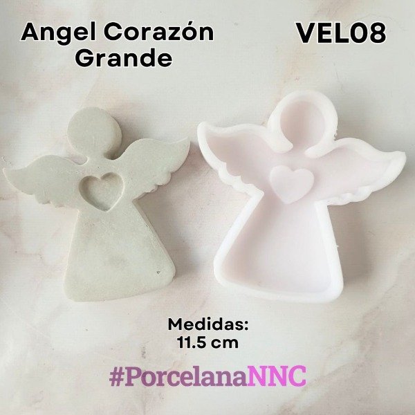Producto - Angel Corazón Grande VEL08