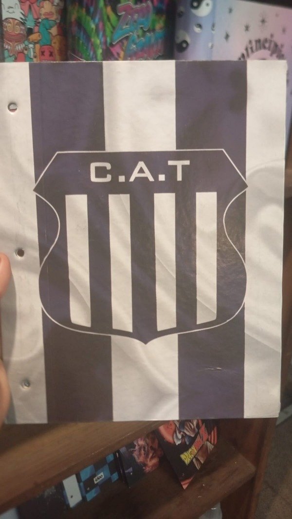 Producto - Carpeta Talleres Rayas 2 tapas Cartón forrado