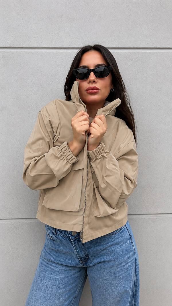 Producto - Campera Gabardina Beige - 0