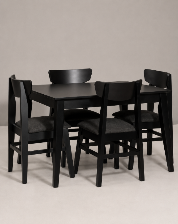 Producto - CB-06-4 Mesa escandinava + 4 sillas Mediterraneo