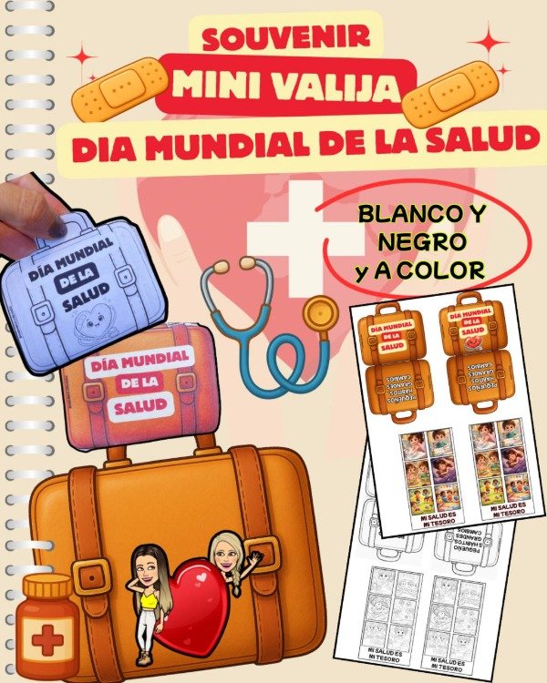 Producto - TARJETA. MINI VALIJA DEL DÍA MUNDIAL DE LA SALUD