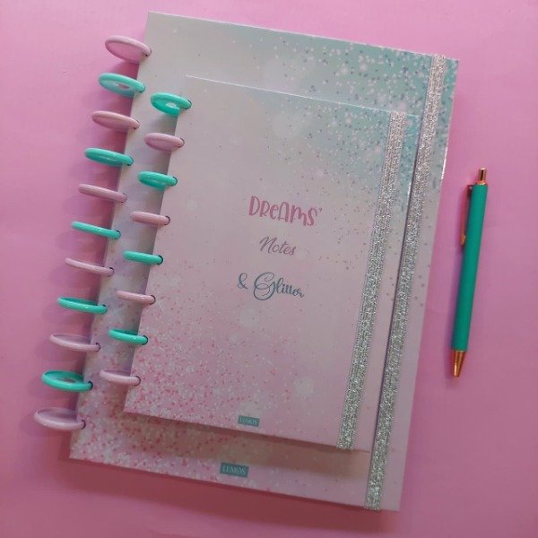 Producto - Cuaderno Lumos Tapa Dura A5 (Glitter)