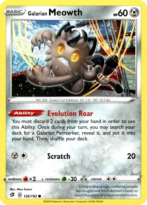 Producto - Galarian Meowth - 126/192 - Rebel Clash