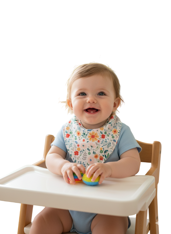 Producto - BABERO BANDANA DE TOALLA Y ALGODÓN