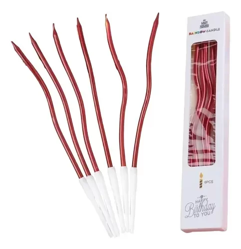 Producto - Velas onduladas metalizadas pack x unidades - 5