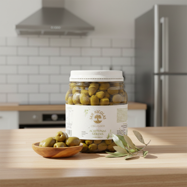 Producto - Aceitunas Verdes Organicas San Nicolas x kilo