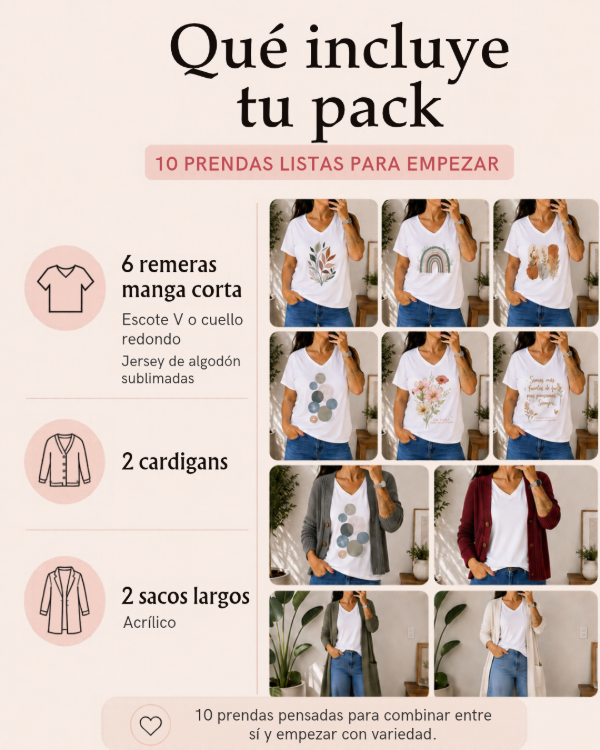 Producto - Pack Emprendedor - 10 prendas - 1