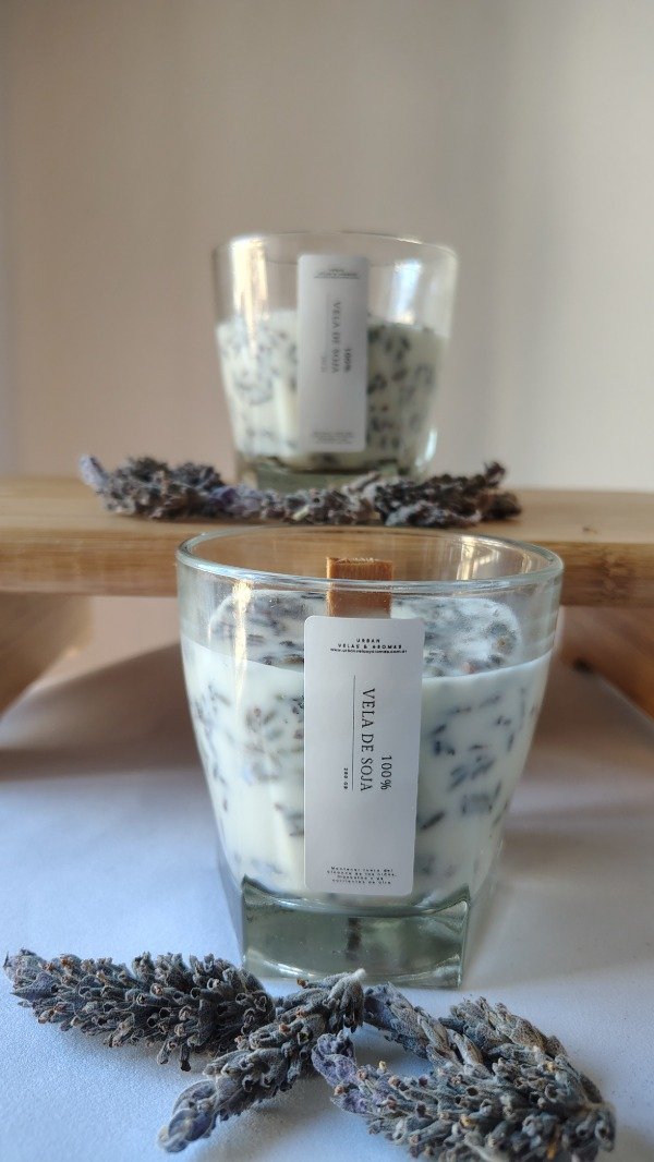 Producto - Vela de soja Lavanda