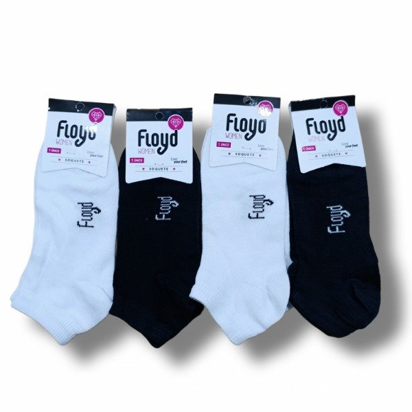 Producto - Soquetes básicos Damas Floyd -x1 - ART MJ8 B/N
