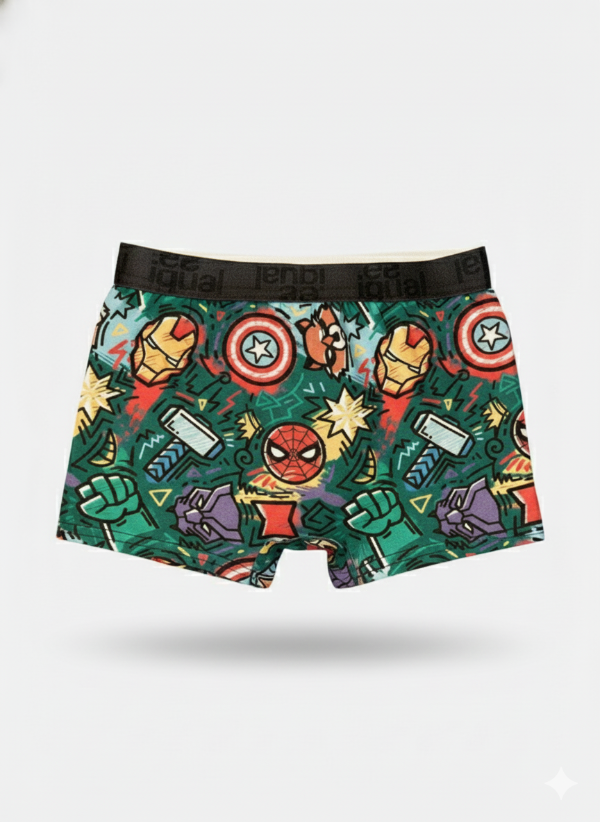 Producto - BOXER SUPER LOGOS MARVEL - 100  ALGODON