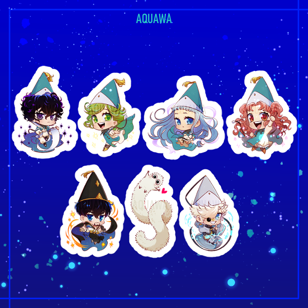 Producto - Set de stickers de Witch Hat Atelier