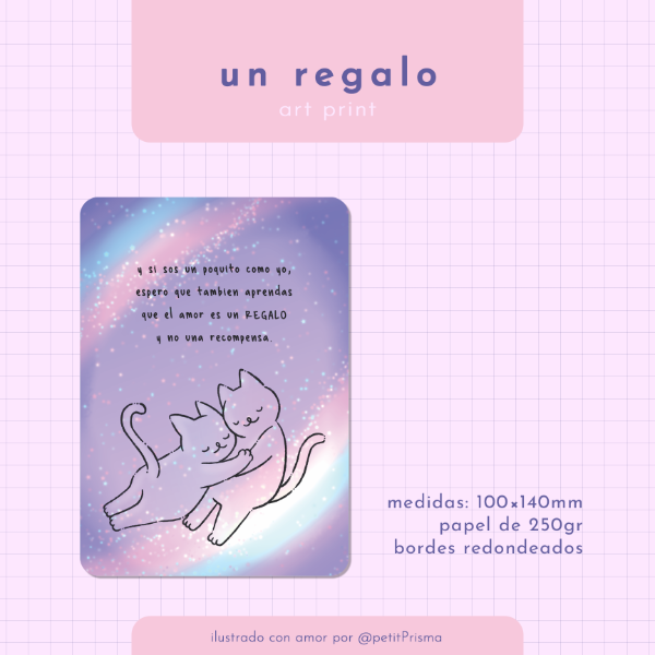 Producto - Art Print "Un regalo"