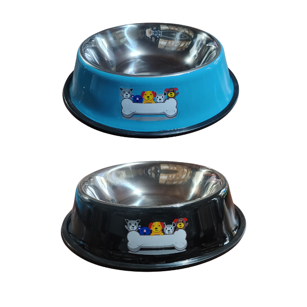 Producto - Comedero para perros en colores y estampados base 26 cm - 3