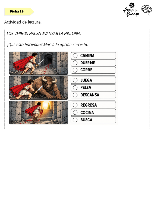 Producto - LABERINTOS I: TESEO Y EL MINOTAURO: 5to y 6to 3 niveles de alfabetización - 6