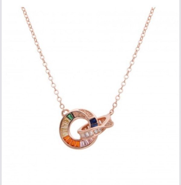 Producto - Conjunto circulo con piedras en color plata 925