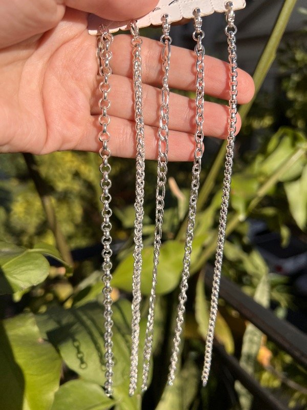 Producto - 5 pulseras acero blanco