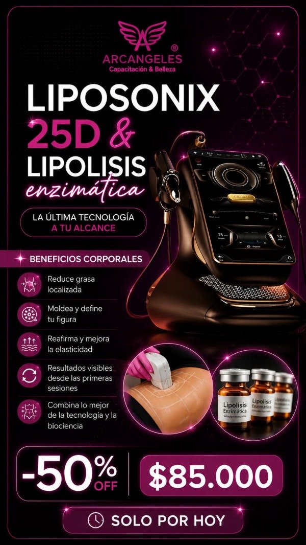 Producto - LIPOSONIX 25D Y LIPOLISIS ENZIMATICA