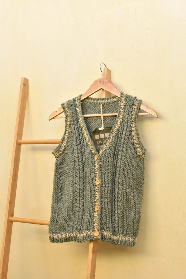Producto - Chaleco Años - Verde Seco - 2