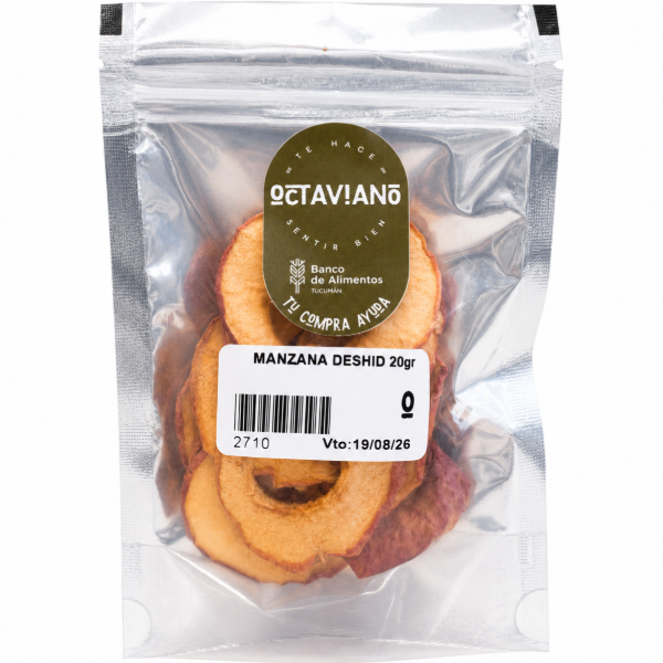 Producto - MANZANA DESHIDRATADA 20gr