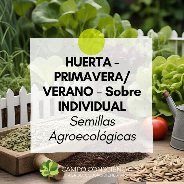 Producto - HUERTA - PRI-VER. Sobre INDIVIDUAL Semillas Agroecológicas