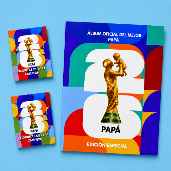 Producto - Álbum de figuritas del mundial "Día del padre"