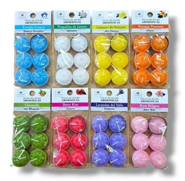 Producto - Velas de noche x 6u colgables