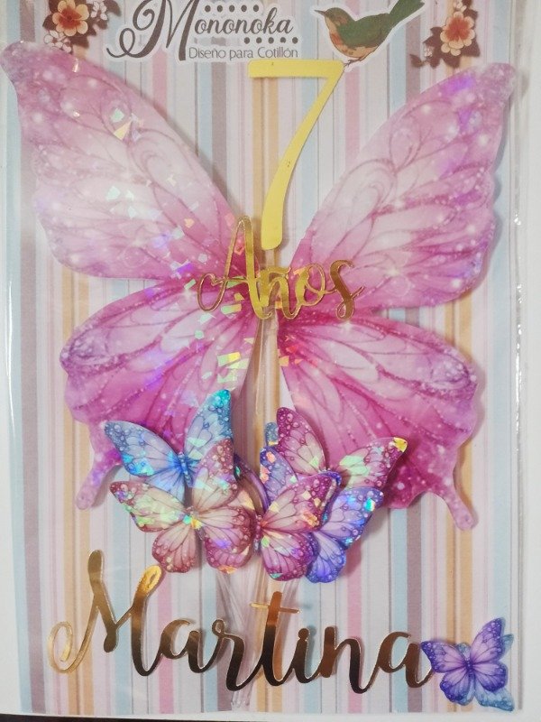 Producto - Set Personalizable Mariposas Holo