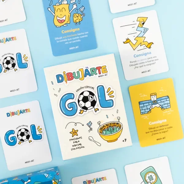 Producto - Dibujarte GOL - Juego de Cartas - Macuco Art - 1