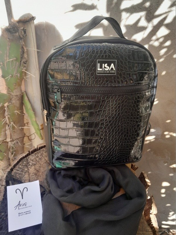 Producto - MOCHILA LISA CROCO 2060