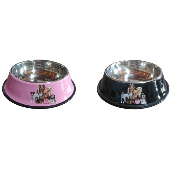 Producto - Comedero para perros grandes en colores y estampados base 29 cm - 4