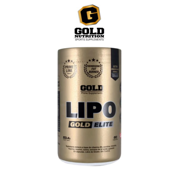 Producto - Lipo Gold Elite x 60 Caps. Gold Nutrition