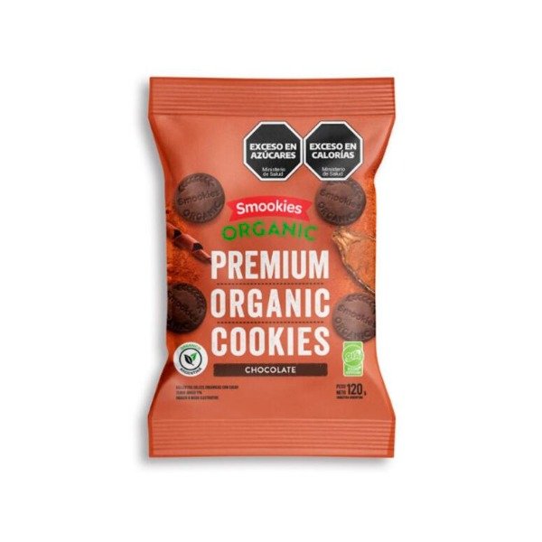 Producto - Smookies Premiun Organic Cookies Chocolates x 120g - Smookies