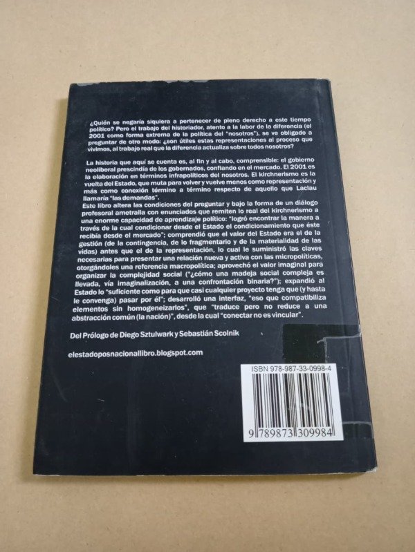 Producto - El estado posnacional - Pablo Hupert - Ed de autor 2011 - 1