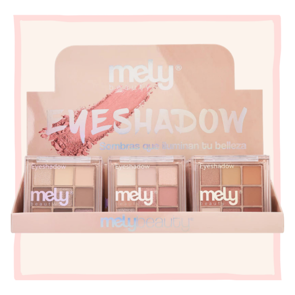 Producto - PALETA DE SOMBRAS NUDE 9 TONOS - MELY