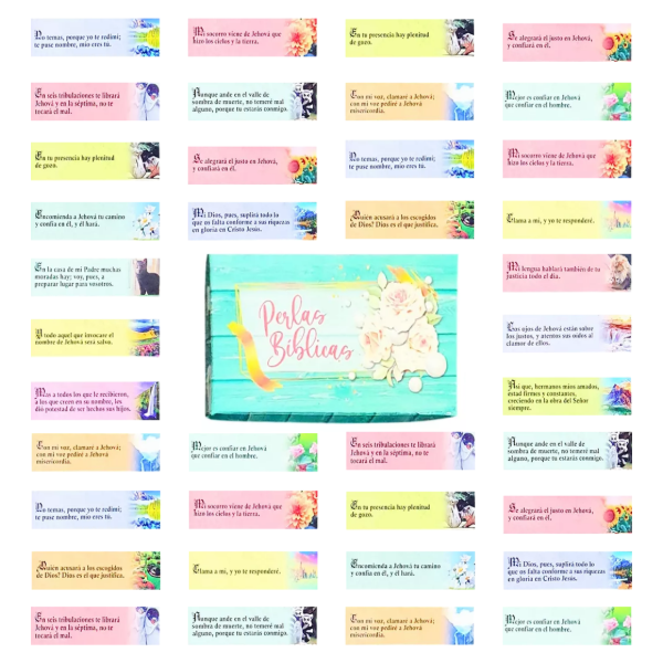 Producto - PROMO Promesas Perlas Bíblicas (PACK X4 UNIDADES)