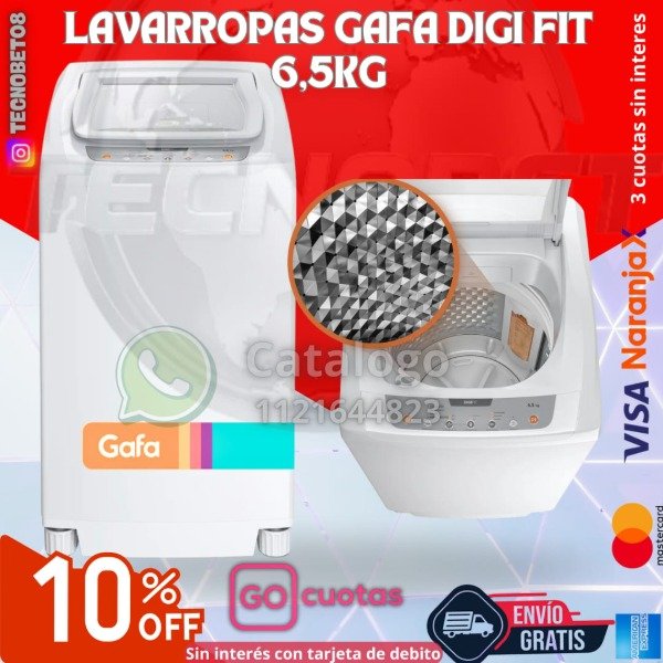 Producto - LAVARROPAS AUTOMATICO GAFA DIGI FIT 6,5KG
