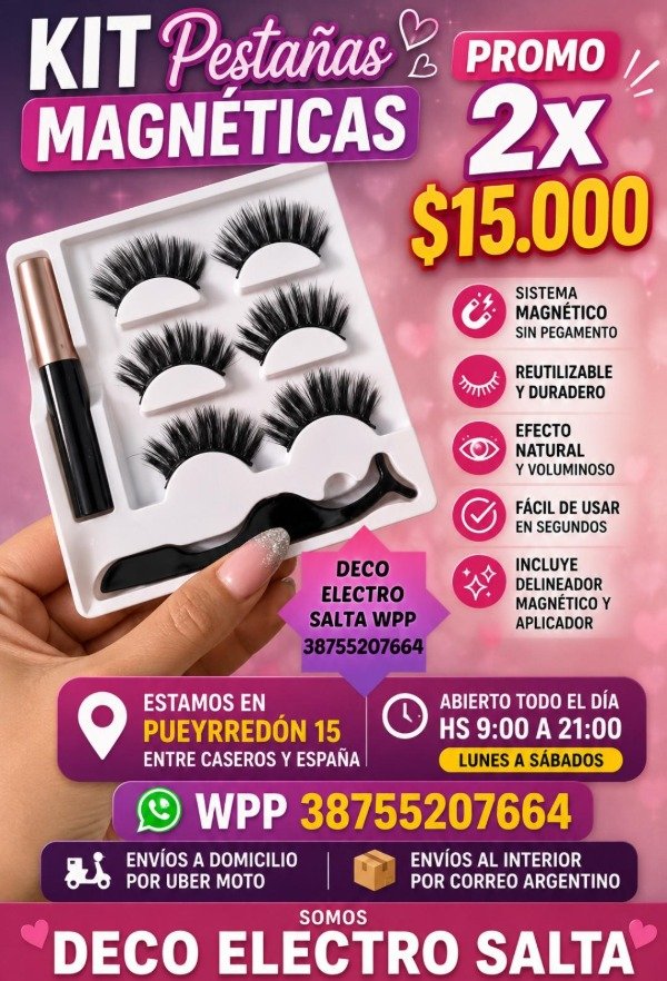 Producto - Pestañas magnéticas 2x1