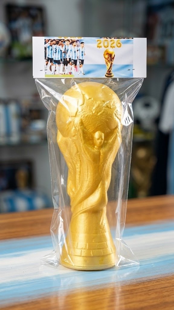 Producto - Copa mundial OFERTON contiene caramelos tatoo chupetines mundial