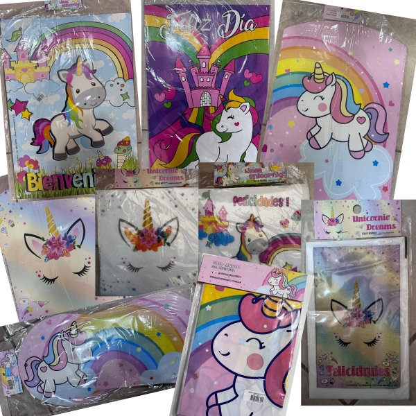 Producto - UNICORNIO - Artículos para Cumpleaños -