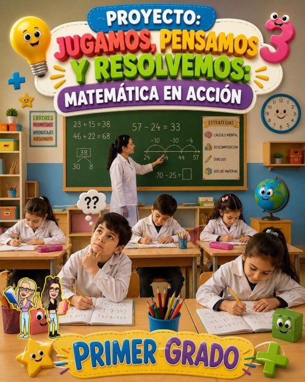 Producto - PTO. JUGAMOS PENSAMOS Y RESOLVEMOS. MATEMÁTICA EN ACCIÓN. PRIMER GRADO